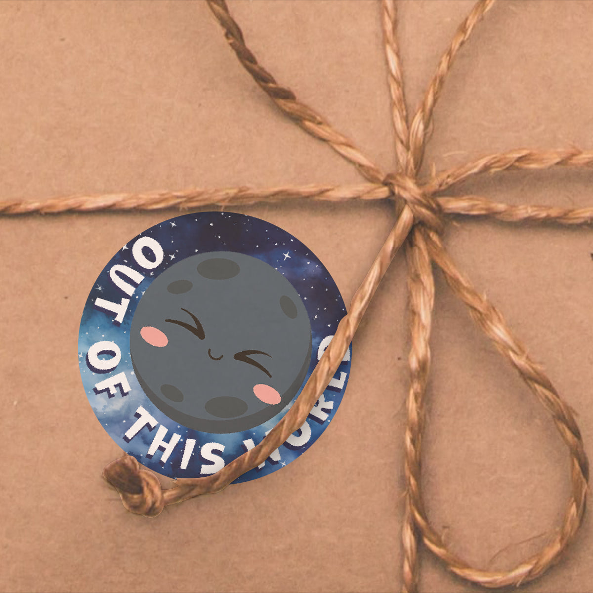 144 Over The Moon Children's Reward Stickers - 30mm - Teacher Parents School