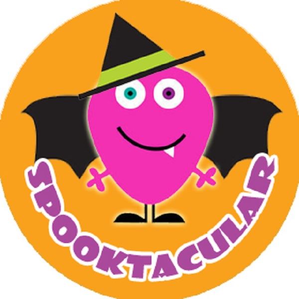 144 Monster Halloween 30mm Round Children's Reward Stickers for Teachers or Parents