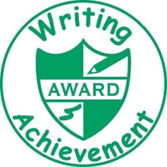 Writing Achievement - Self inking teacher reward xstamper xclamations stamp