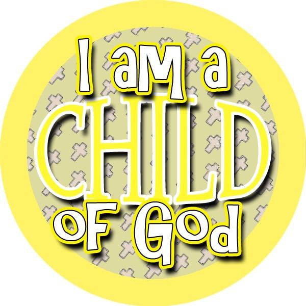 Sticker Stocker 144 Child of God 30mm Round Childrens Christian Reward Stickers - Teachers or Parents