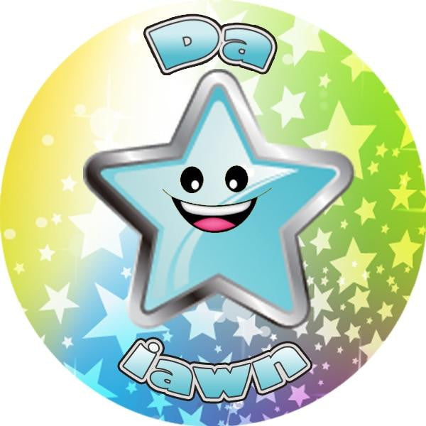 Sticker Stocker 144 Da Iawn Welsh Well Done Praise Words 30mm Reward Stickers for Teachers, Parents