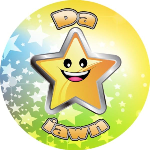 Sticker Stocker 144 Da Iawn Welsh Well Done Praise Words 30mm Reward Stickers for Teachers, Parents