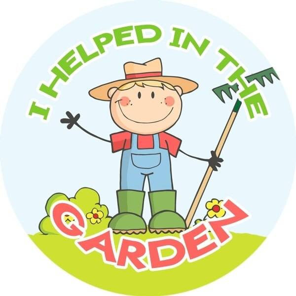 Sticker Stocker 144 Gardener Rewards 30mm Reward Stickers for Teachers or Parents
