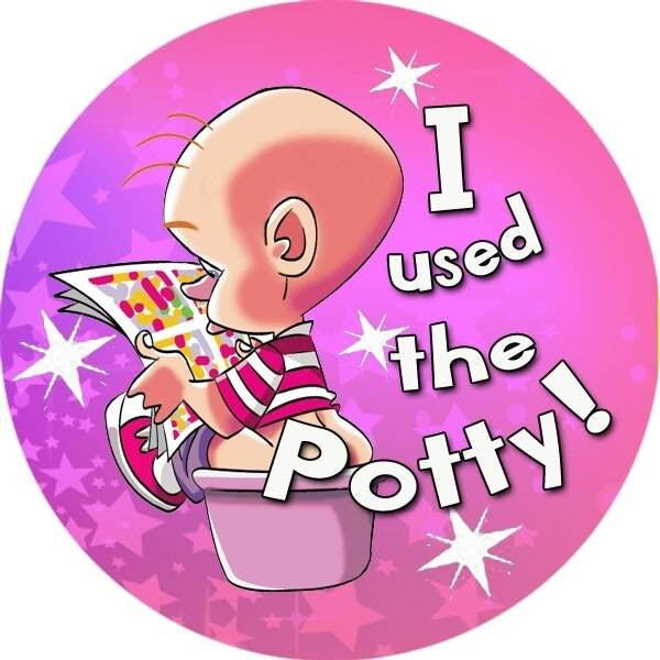 Sticker Stocker 144 I Used The Potty 30mm Toilet Training Reward Stickers for Teachers or Parents