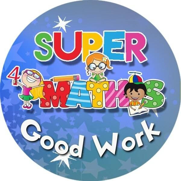 Sticker Stocker 144 Maths Awards 30 mm Reward Stickers for School Teachers, Parents and Nursery