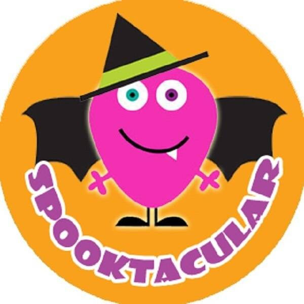 Sticker Stocker 144 Monster Halloween 30mm Round Childrens Reward Stickers for Teachers or Parents