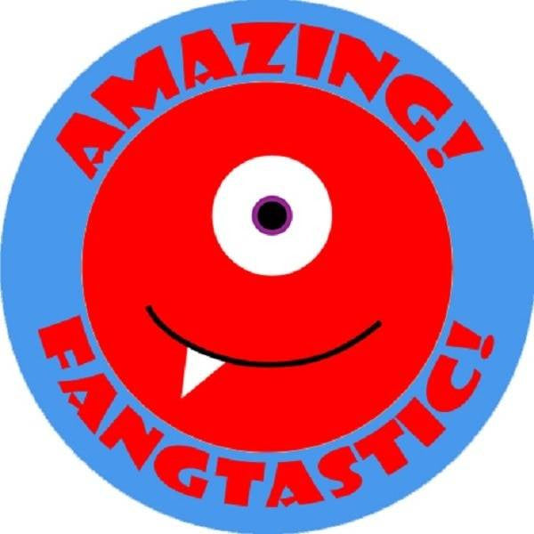 Sticker Stocker 144 Monster Smiles Praise Words 30mm Childrens Reward Stickers for Teachers or Parents
