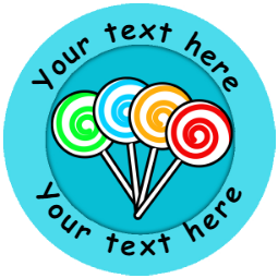 Sticker Stocker 144 Personalised Sweets Rewards 30mm Reward Stickers for School Teachers and Parents