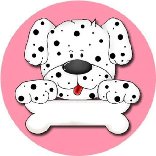 Sticker Stocker 144 Puppy Bones 30mm Round Childrens Reward Stickers for Teachers or Parents, Party Bags