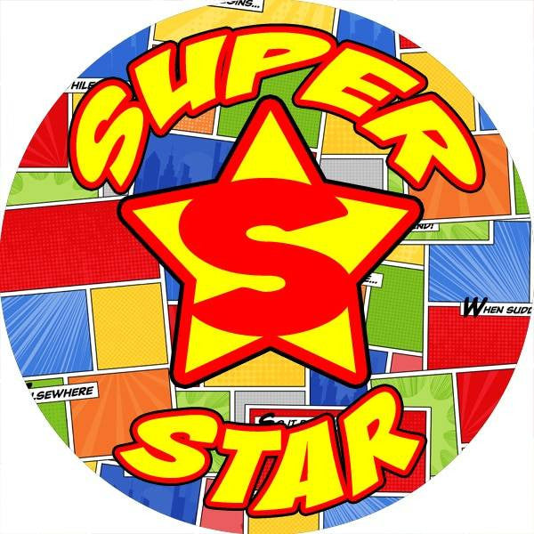 Sticker Stocker 144 Superhero Comic Praise Words 30mm Reward Stickers for Teachers, Parents and Party Bags