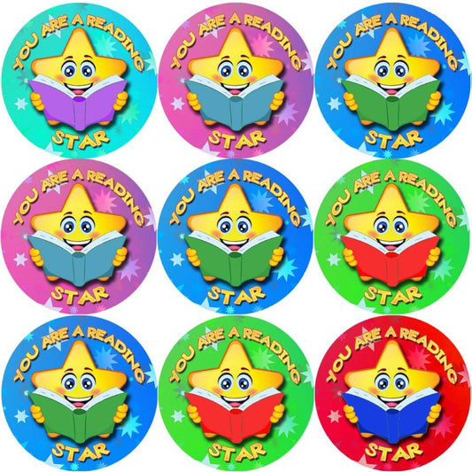Sticker Stocker 144 You are a Reading Star 30 mm Reward Stickers for School Teachers, Parents and Nursery