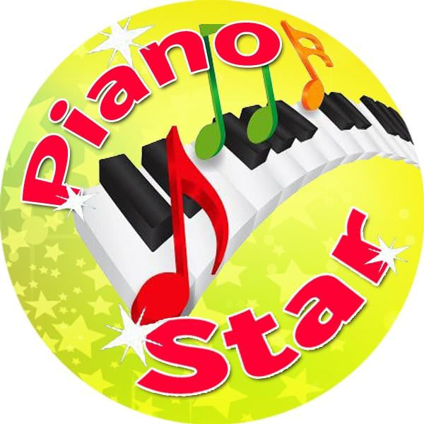 Sticker Stocker 234 Piano Awards 30mm Reward Stickers for School Teachers, Parents and Nursery