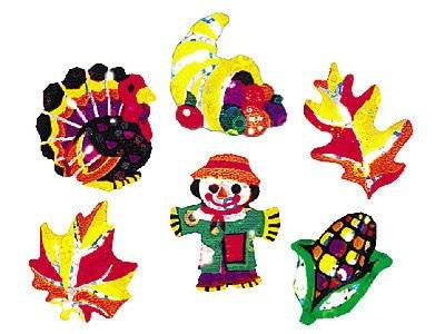 Trend Enterprises Inc 72 Awesome Autumn Sparkle Reward Stickers