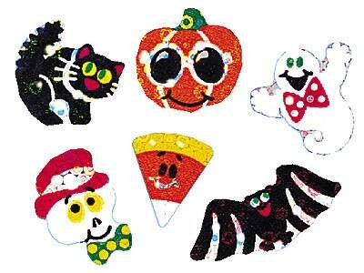 Trend Enterprises Inc 72 Halloween Sparkles Sparkle Reward Stickers