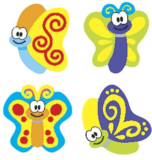 Trend Enterprises Inc 800 Beautiful Butterflies superShapes teacher reward Stickers
