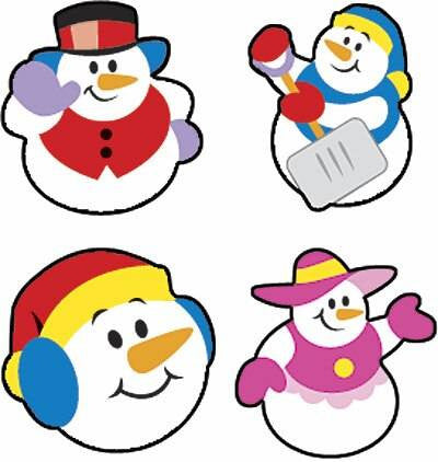 Trend Enterprises Inc 800 Super Snow Friends superShapes Snowman Reward Stickers