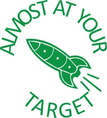 Trend Enterprises Inc Almost at your Target - Self inking teacher reward xstamper xclamations stamp