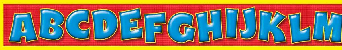 Trend Enterprises Inc Awesome Alphabet Line ABC Bolder School Classroom Display Border