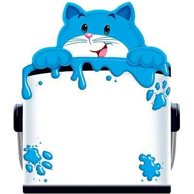 Trend Enterprises Inc Curious Colour Cat Childrens Fun shaped Note Pad