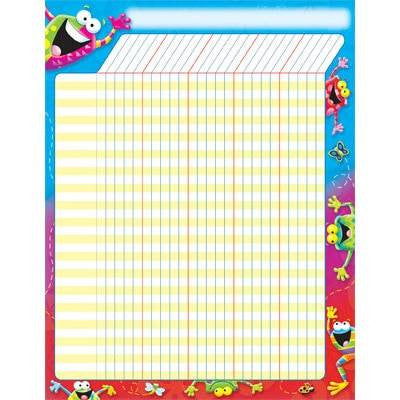 Trend Enterprises Inc Frog-tastic - Large Durable Incentive Wall Reward Chart