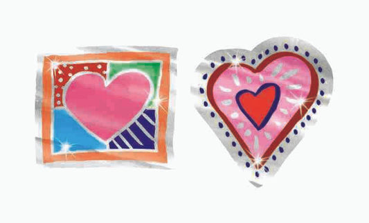 Trend Enterprises Inc Shiny Hearts Foil Bright Reward Stickers