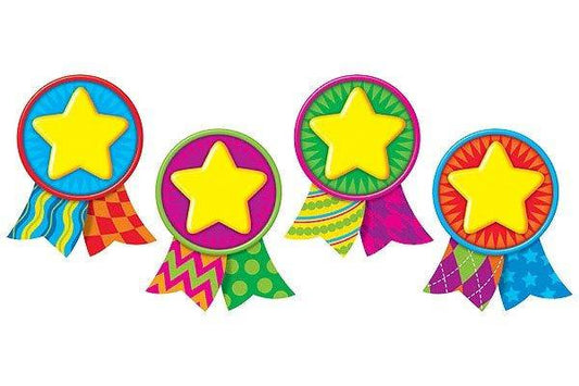 Trend Enterprises Inc Star Medals - Pin up classic display accents - Variety Pack