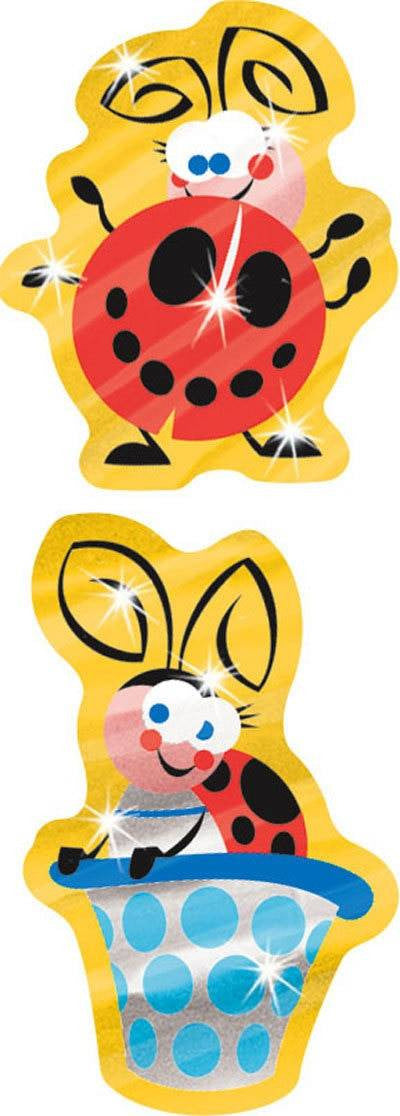 Trend Enterprises Inc TREND Lucky Ladybugs Foil Bright Reward Stickers