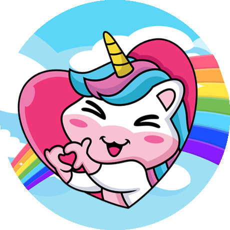 Sticker Stocker 120 Strawberry Unicorns 30mm Scented Reward Stickers for Teachers, Parents and Party Bags