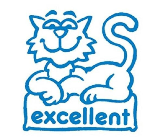XStamper Excellent Blue - Self inking teacher reward xstamper xclamations stamp