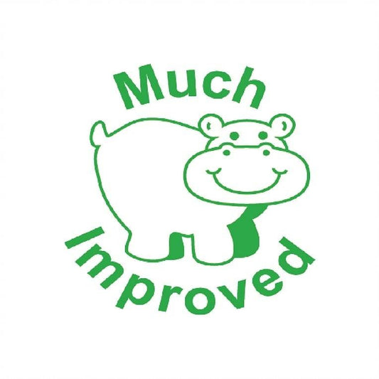 XStamper Much Improved - Self inking teacher reward xstamper xclamations stamp