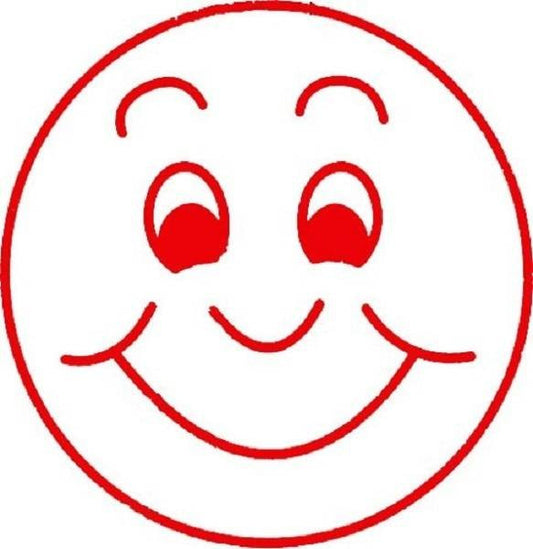 XStamper Smiling Face - Self inking teacher reward xstamper xclamations stamp
