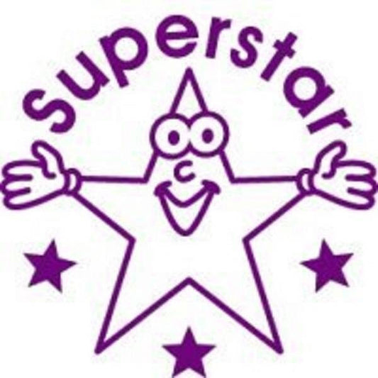 XStamper Superstar - Self inking teacher reward xstamper xclamations stamp